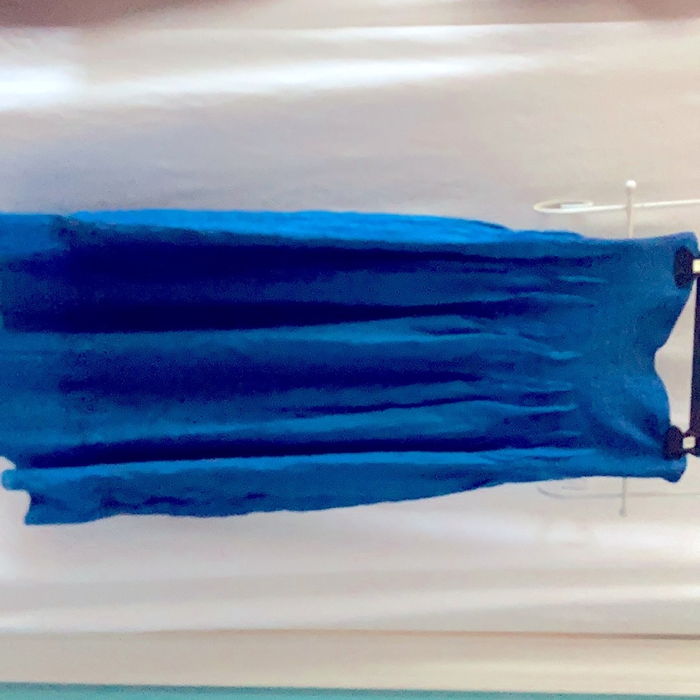 Lapis one size blue halter dress
